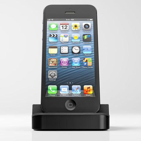 Autres accessoires informatiques OZZZO Support bureau stand dock argent  pour apple iphone 6 plus